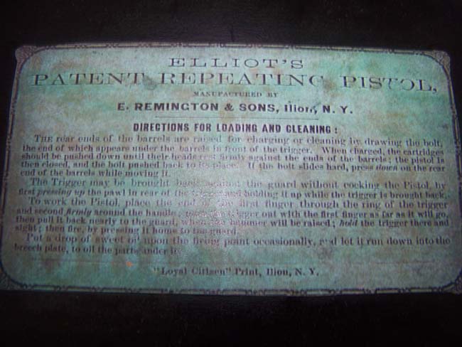 A Civil War era Remington-Elliott's Patent four barreled .32 cal. Derringer — image 3